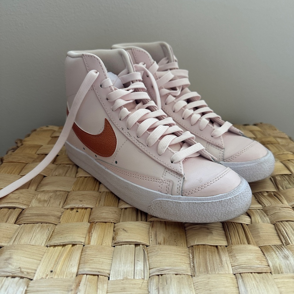 Nike Women's Pink High-Top Sneakers